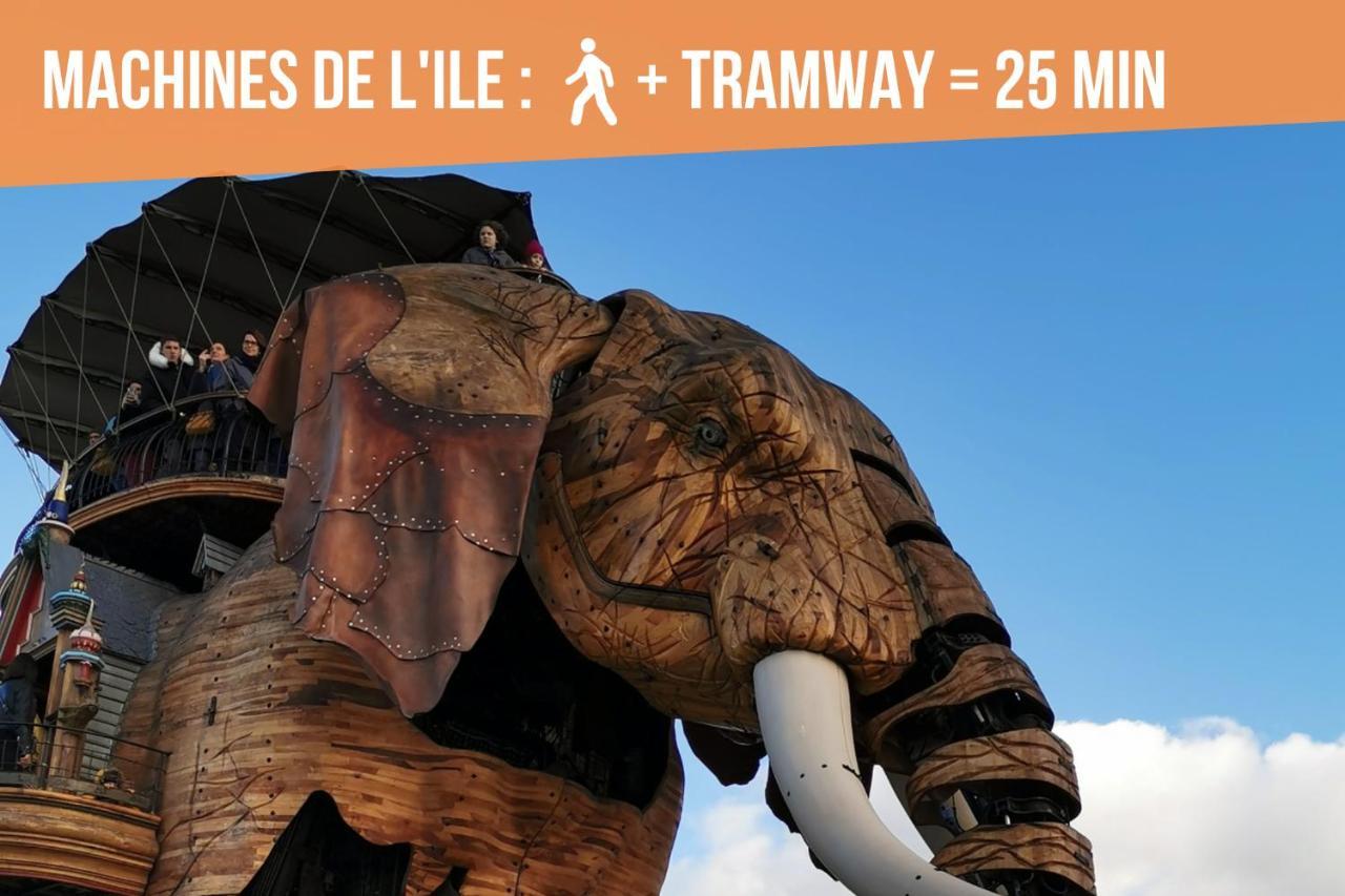 Gare / 2 Chambres / Appartistic Machines De L Ile / Wifi Fibre Nantes Exterior foto